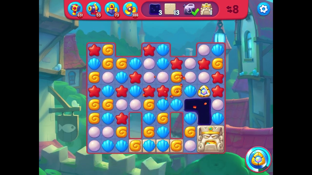 Fishdom Hard level 8895 no boosters フィッシュダム ハード - YouTube