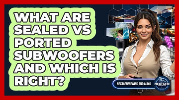 What Are Sealed Vs Ported Subwoofers And Which Is Right? - NextGen Viewing and Audio