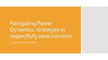 Navigating Power Dynamics: Strategies to respectfully raise concerns.