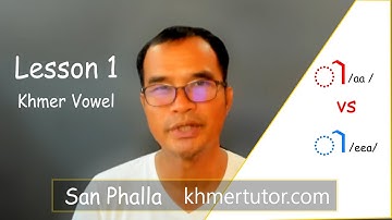 Lesson 1 Khmer Vowel first and second series