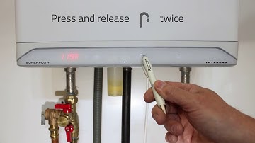 How to set DHW operation modes on the IBC Superflow SFT tankless water heater