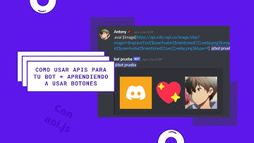 Como aprender a usar apis para tu bot de discord + Aprendiendo a usar botones con aoi.js!