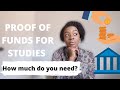 Proof of funds: How much is required for Canadian student visa|| Moving to Canada