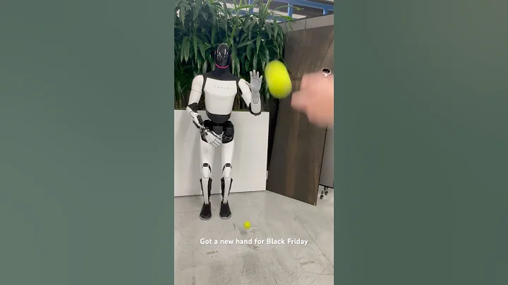 Optimus catching ball with new hand