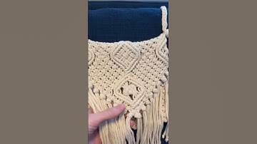Boho macrame bag, handmade