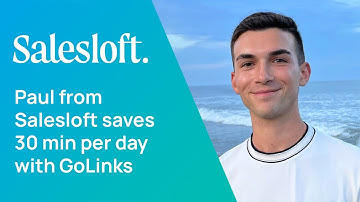 How Salesloft Saves Time with GoLinks®