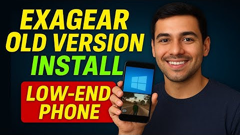 step by step guide on how to install Exagear old version on only low end android phones