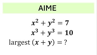 картинка: Удивительная задача по алгебре AIME | Сможете ли вы ее решить?