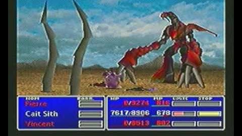 FF7 - Ruby Weapon (no Materia, no Item, no 7777 or Game Over tips, Solo Character)