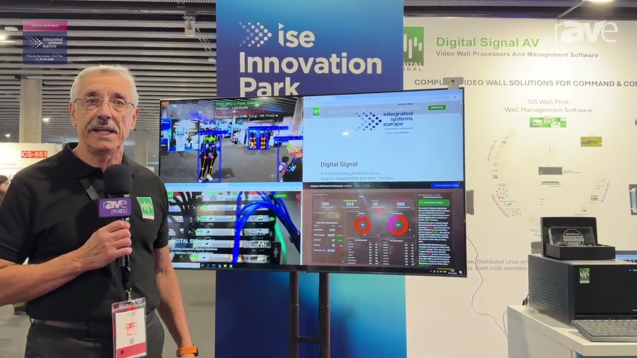ISE 2026: Digital Signal AV Shows Off View Link Mini Video Wall Management System