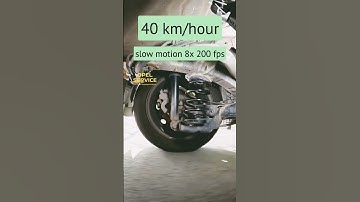 Thumbnail of shock absorber - spring coil tire Against speed bumps. #automobile #car #mechanic  #short #driving