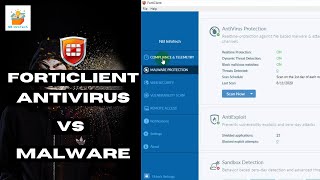 FortiClient Free Antivirus vs Malware Test | Antivirus Review | Pros & Cons | 2020