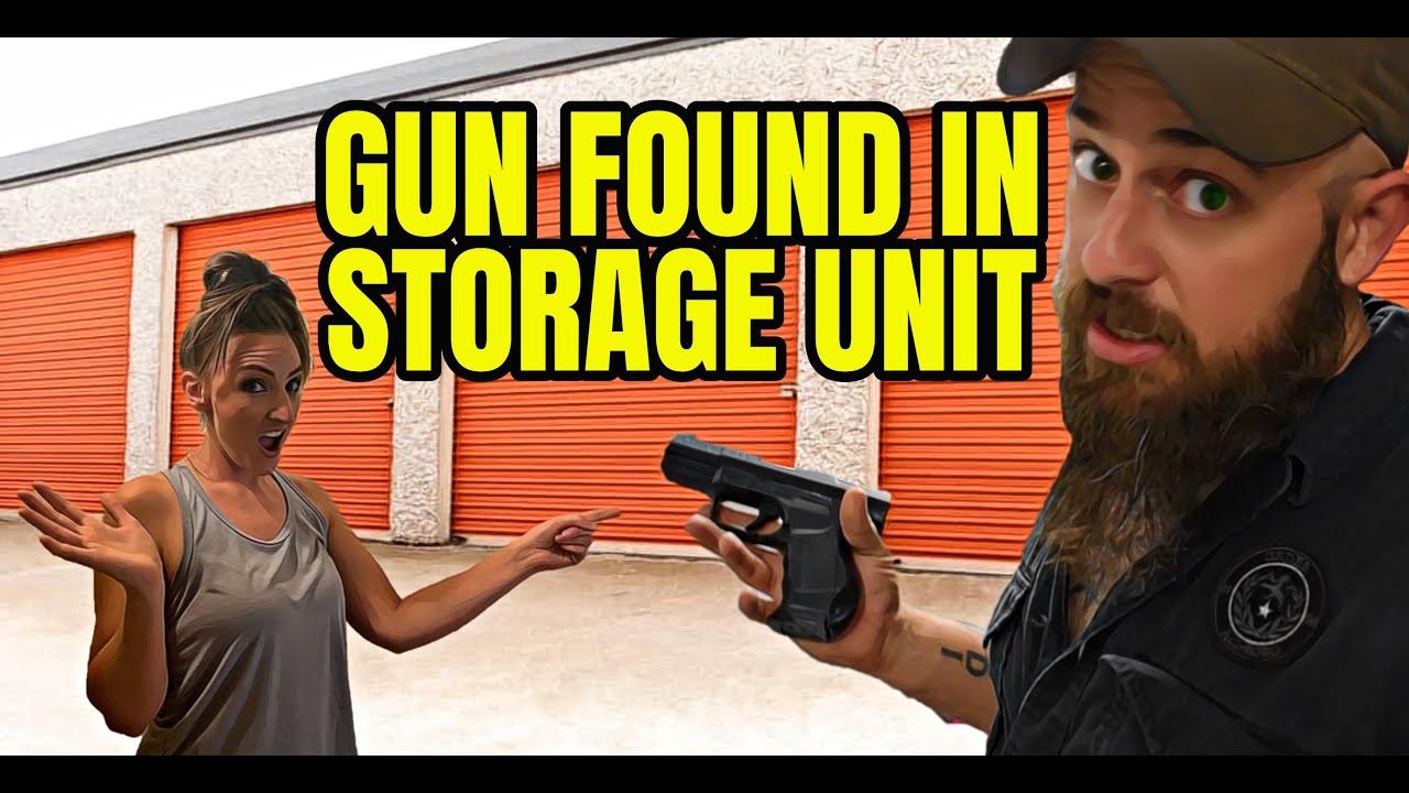 PEW PEW GUN Found In Abandoned Storage Unit! - YouTube
