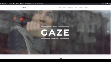 Gaze WordPress Theme - Importing Revolution Slider Demo Data