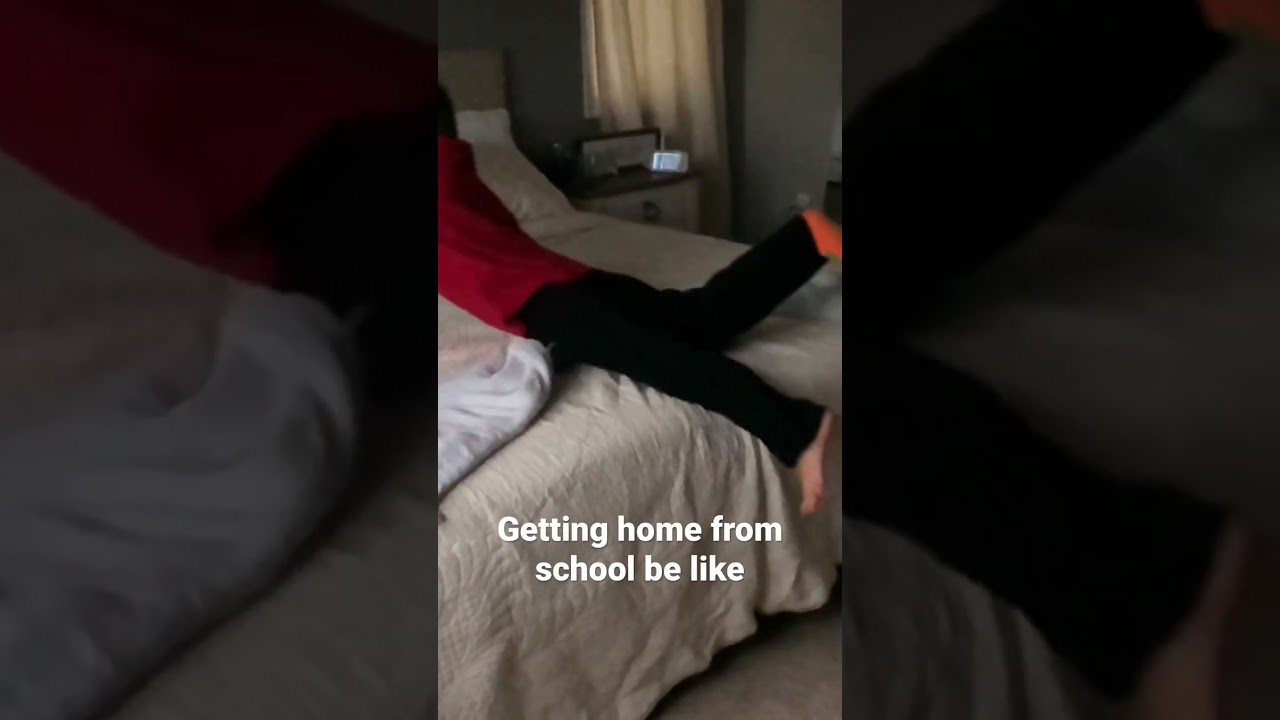 When you arrive home from school