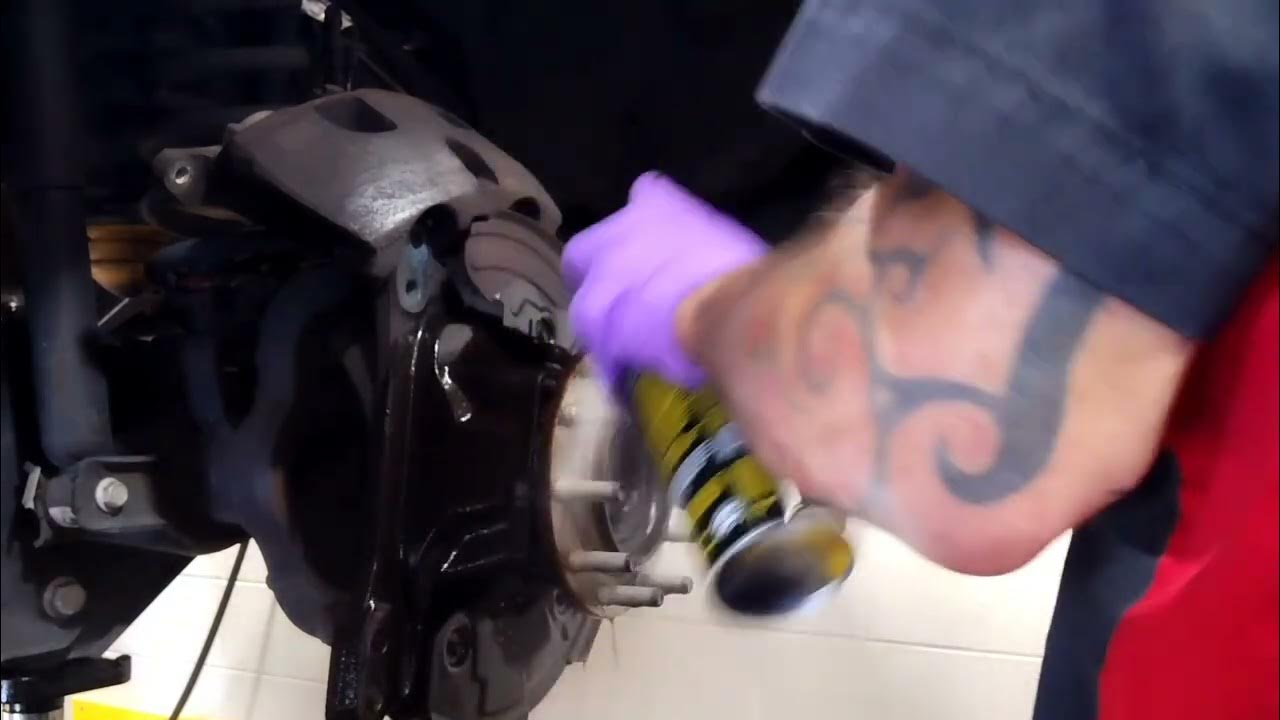 2021 Ford F450 Front Brake Rotor/Pad Removal - YouTube