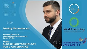 BLOCKCHAIN TECHNOLOGY FOR E-GOVERNANCE (VIDEO FEED) by Dzmitry Markusheusk