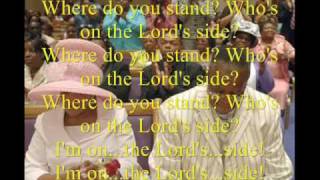 Who's on the Lord's Side by Rev. Timothy Wright and the Timothy Wright Concert Choir chords