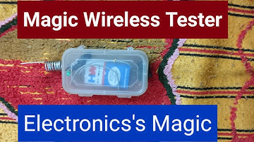 Wireless tester Electronics, #magic#dj#djremix#wireless#circuit#electronics#viral#comedy#shortvideo.