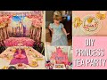 DIY PRINCESS TEA PARTY | Toddler Birthday Ideas 2020 | Disney Birthday Party