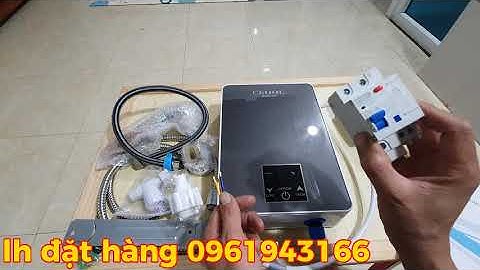 Máy nước nóng trực tiếp tiết kiệm điện siêu bền làm nóng chỉ 3 giây.