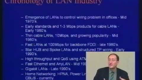 ECE506: Part 1 of 2: Trends in Local Networks