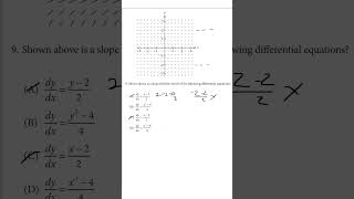 Slope Fields- AP CALCULUS AB #calculus #apcalculus #apexams #highschool #college #math #math