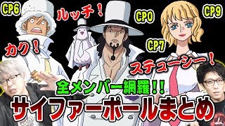 サイファーポール 全メンバー 強さまとめ cp9 cpイージス0は誰がいる ワンピース Youtube サイファーポール 全メンバー 強さまとめ cp9 cpイージス0は誰がいる ワンピース Youtube