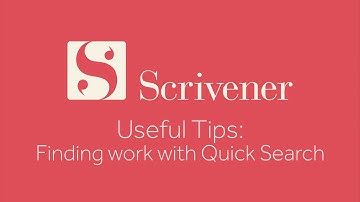 Finding Your Words with Quick Search