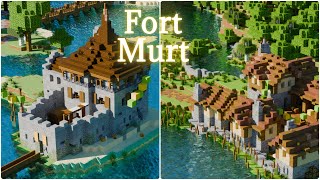 Minecraft Cozy Apiary and Small island Fort - Fort Murt