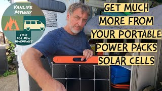 Jackery Bluetti Renogy EcoFlow..Making BEST USE of your POWER PACKS portable SOLAR PANELS