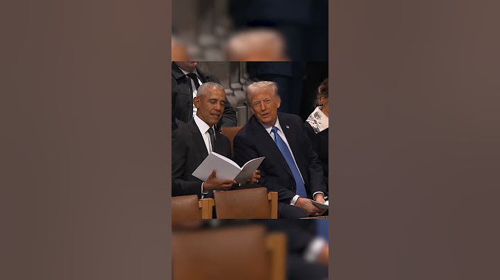 Trump, Obama chat and laugh together at Jimmy Carter's funeral | NBC4 Washington
