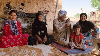 Arab Village Life | Daily Routines Desert Nomads in Iran | Arab Rural Family