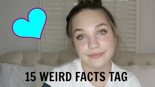 15 weird facts tag || Maddie Ziegler