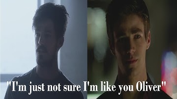 The Flash 4x01 - "Barry after coming out of the Speed Force" scene but with the original clips