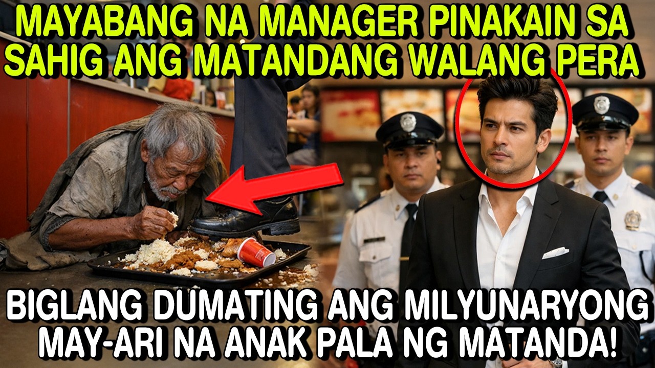 Mayabang na Manager Pinakain sa Sahig ang Matandang Walang Pambayad pero...