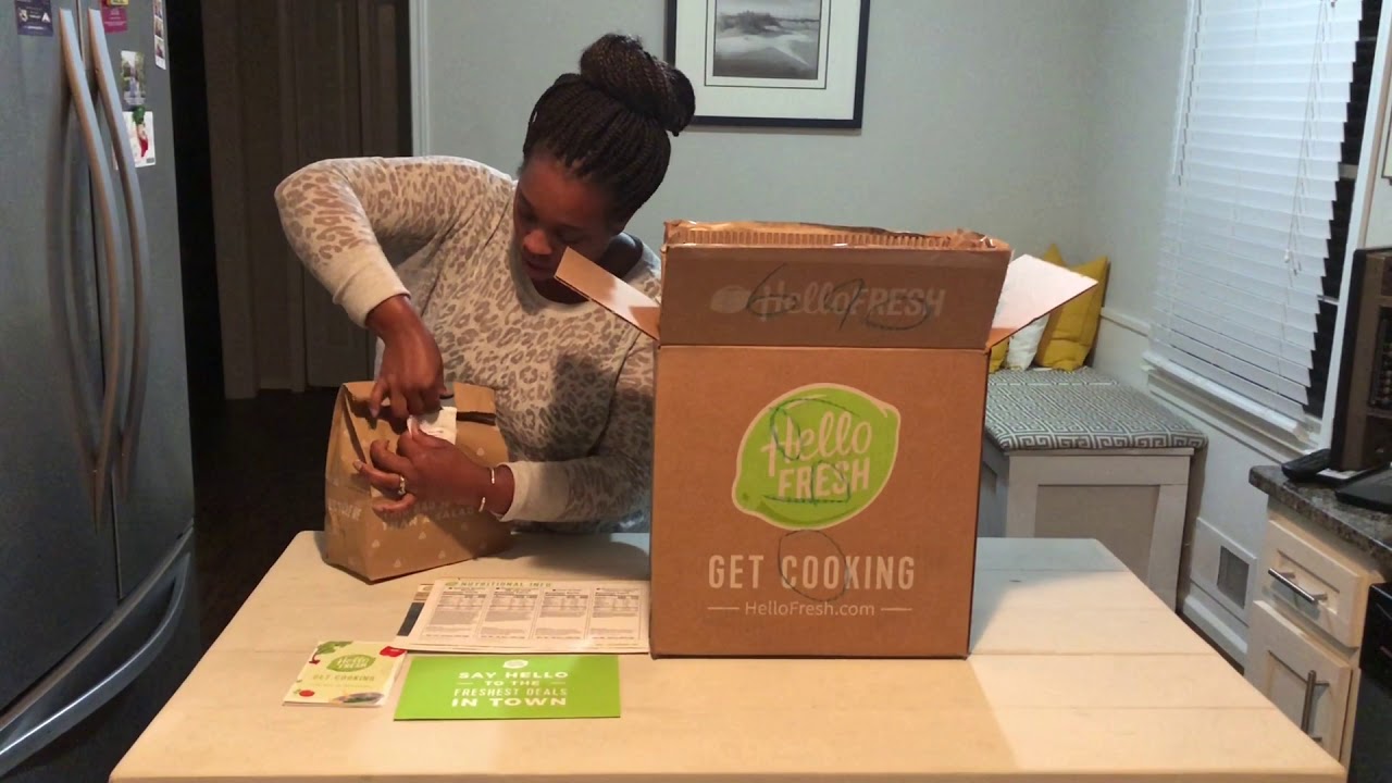 HelloFresh-1st Meal Kit Arrival - YouTube