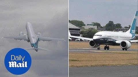 Moment a 737 jet pull off impressive near-vertical takeoff