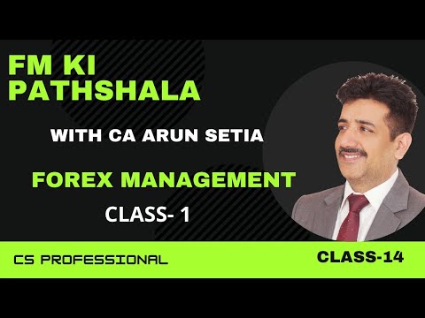 FOREX MANAGEMENT CLASS-1