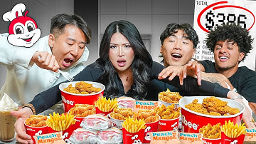 EATING EVERYTHING OFF THE JOLLIBEE MENU