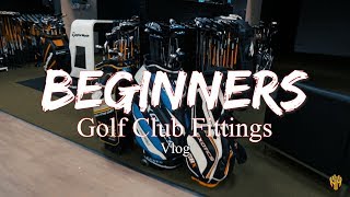 Beginners Golf Clubs Fitting Vlog.