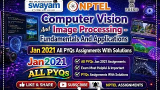 Computer Vision And Image Processing Fundamentals And Applications All PYQ Assignment#Jan2021#ALLPYQ