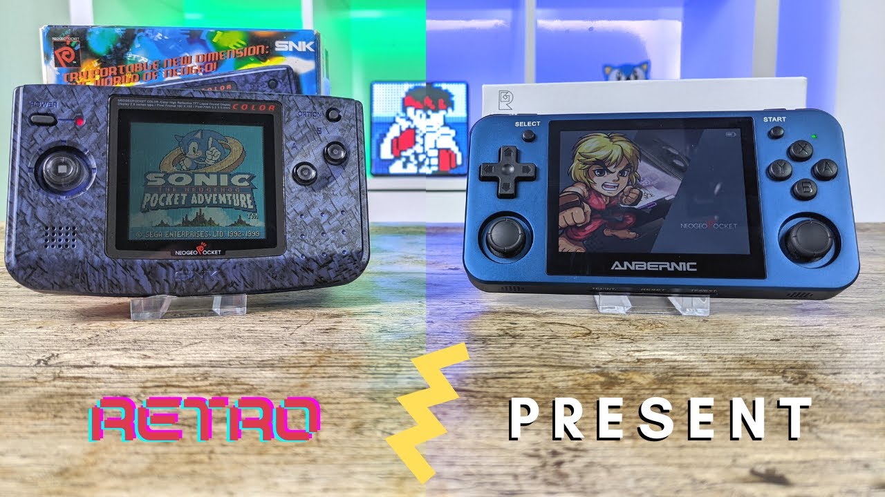 Retro / Presente - SNK Neo Geo Pocket & RG351MP da Anbernic - DroiX Blogs