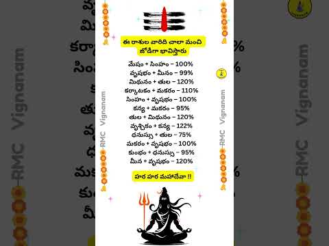 ఈ రాశుల వారిది చాలా మంచి జోడీగా భావిస్తారు #rasulu #rasipalalu #astrology #spiritualtelugu