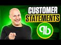 How to give customer statements in quickbooks online