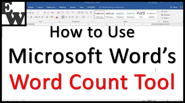 How to Use Microsoft Word’s Word Count Tool