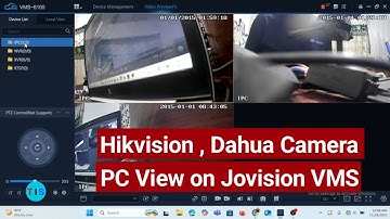 PC View for  Hikvision, Dahua & other camera brands on Jovision VMS
