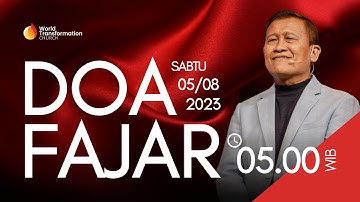 DOA FAJAR ONSITE | Sabtu, 05/08/2023 | Pkl 05.00 WIB | GBI WTC Serpong