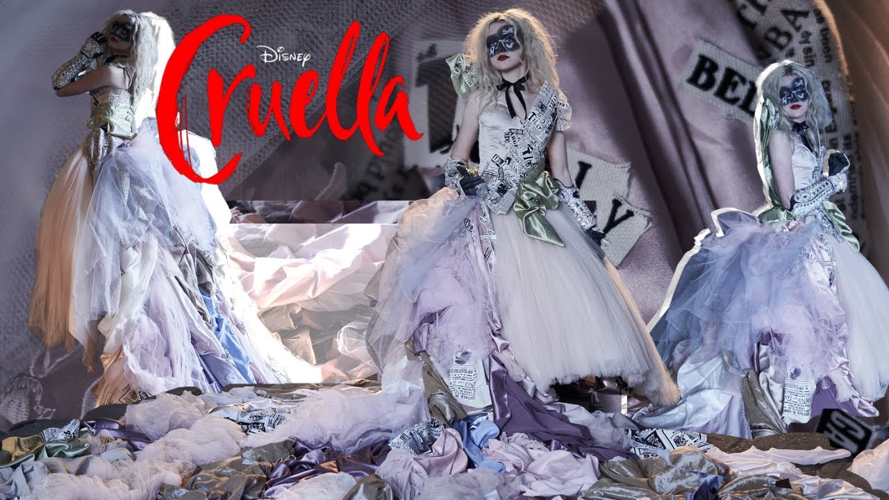 MY ANNUAL HALLOWEEN PHOTOSHOOT! Bringing CRUELLA's garbage dress to life ;)  