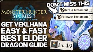 Monster Hunter Stories 3 - How to Get Velkhana Monstie Easy & Fast - Calamitous Elder Dragon Guide!